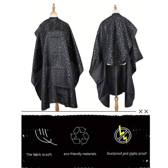 3 X Salon cape Barber’s cape hairstyling cape unisex - Picture 2 of 8